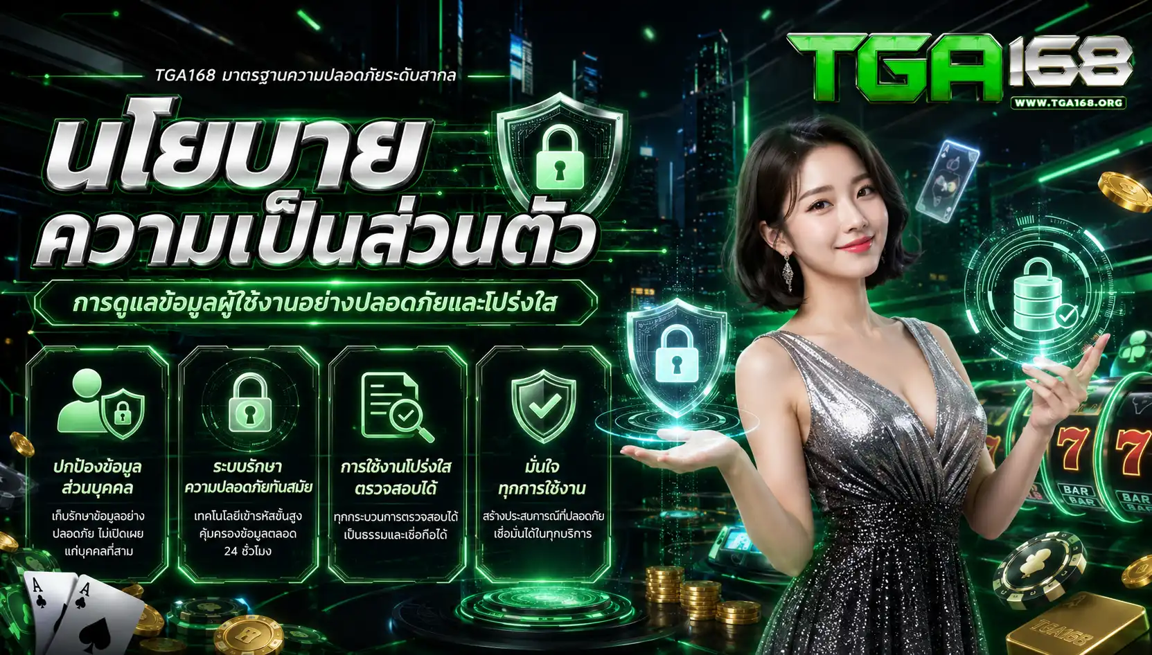 นโยบายความเป็นส่วนตัว tga168